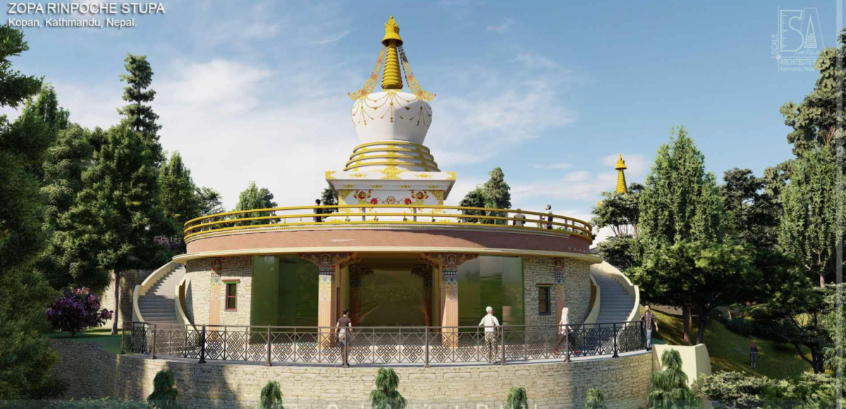 Lama Zopa Rinpoche Stupa Of Complete Victory Fpmt
